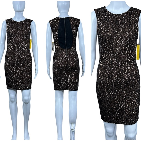 Alice Olivia x Stacey Bendet Sequin Mini Dress Sz 0 QuietLuxury Cocktail Party